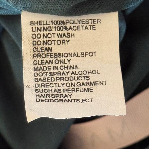 Mac Duggal 20645 Embellished Tulle Mini‎ Dress Hunter Green Size 2 NWT - Picture 10 of 10